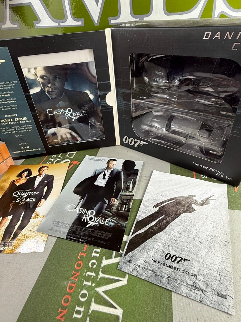 James Bond 007 Daniel Craig Era Ltd Edition Die Cast/Poster Collection - 4
