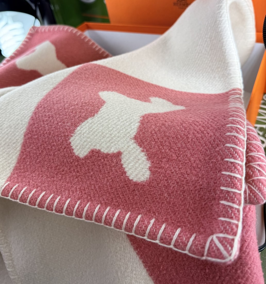 Hermes Paris Large Cashmere Adada Blanket - 3