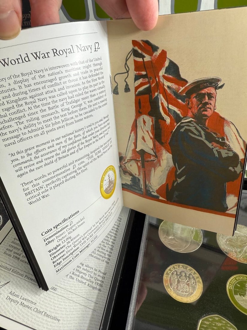 Royal Mint 2015 United Kingdom Collector Edition Coin Set - 8