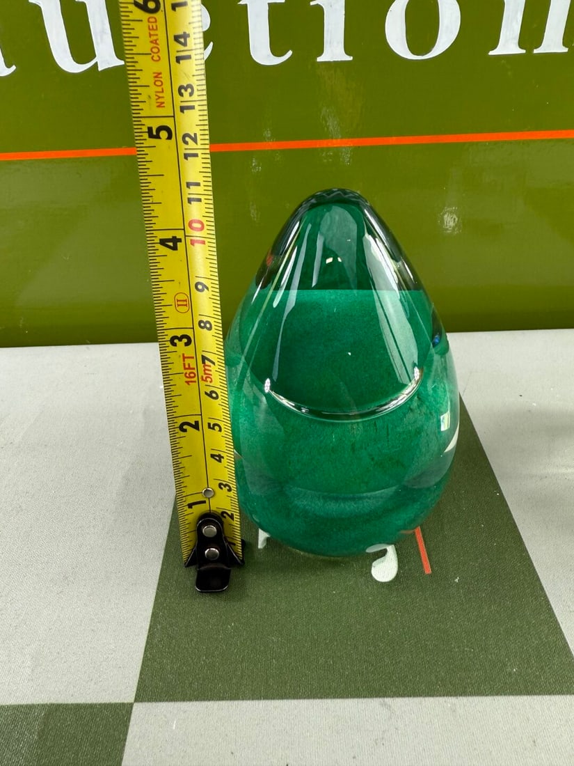 Large Oval Shaped Paperweight , England c 1970 - 2