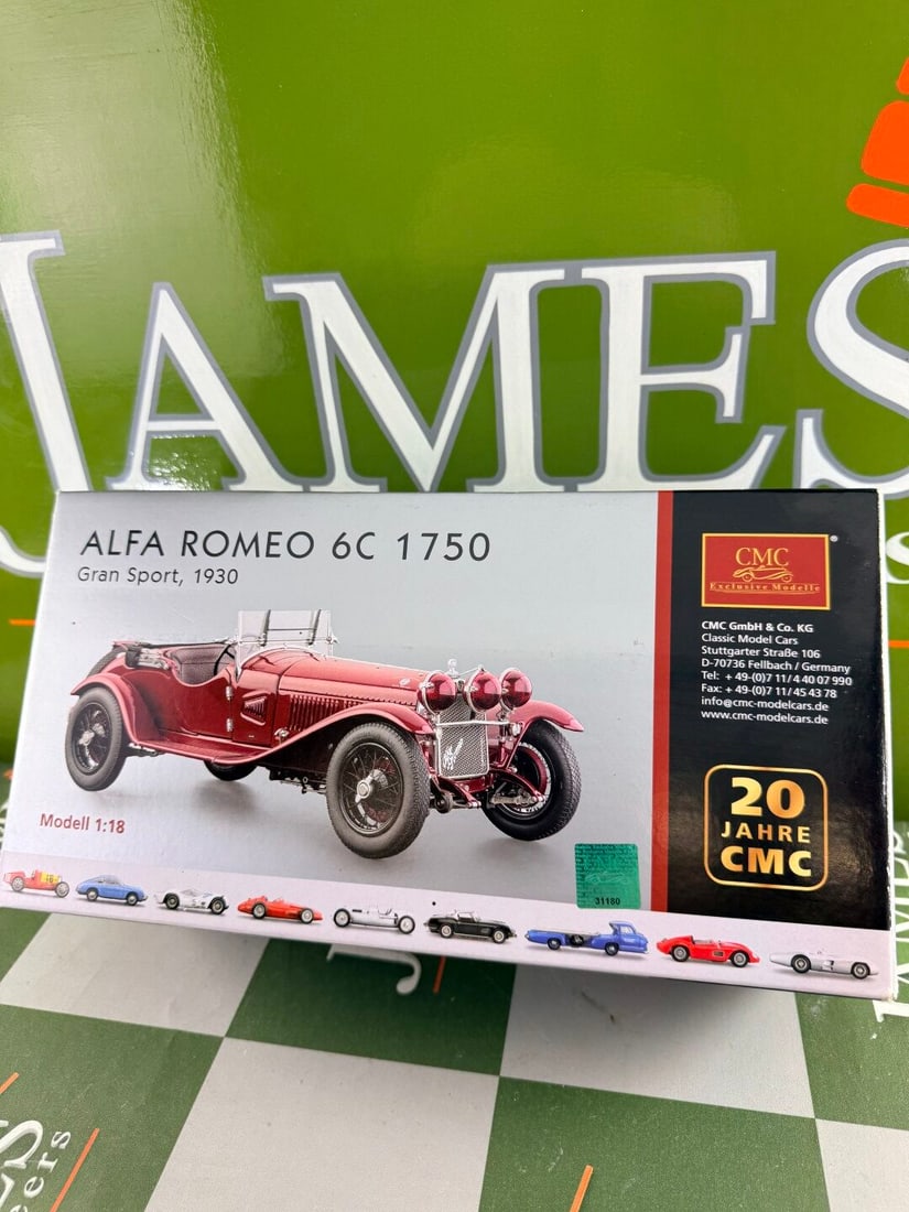 CMC 1:18 Scale M-138 Alfa Romeo 6C 1750 Gran Sport 1930 - 2