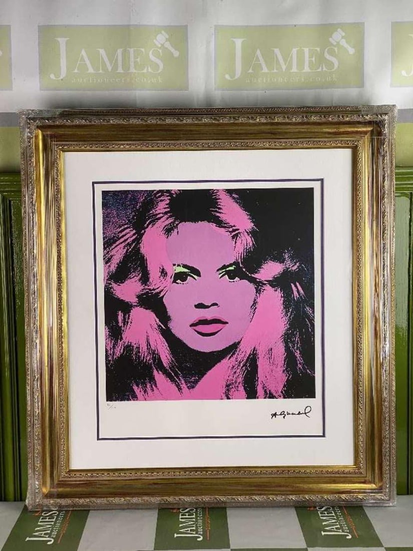 Andy Warhol-(1928-1987) Bardot Numbered Lithograph - 4
