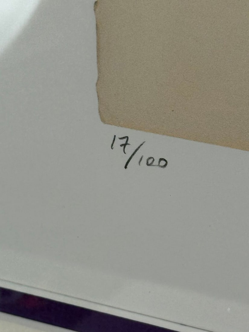 Andy Warhol-(1928-1987) `Plum Sam` Numbered Lithograph #17/100 - 3