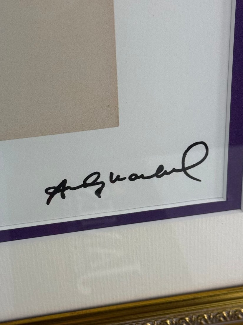 Andy Warhol-(1928-1987) `Plum Sam` Numbered Lithograph #17/100 - 4