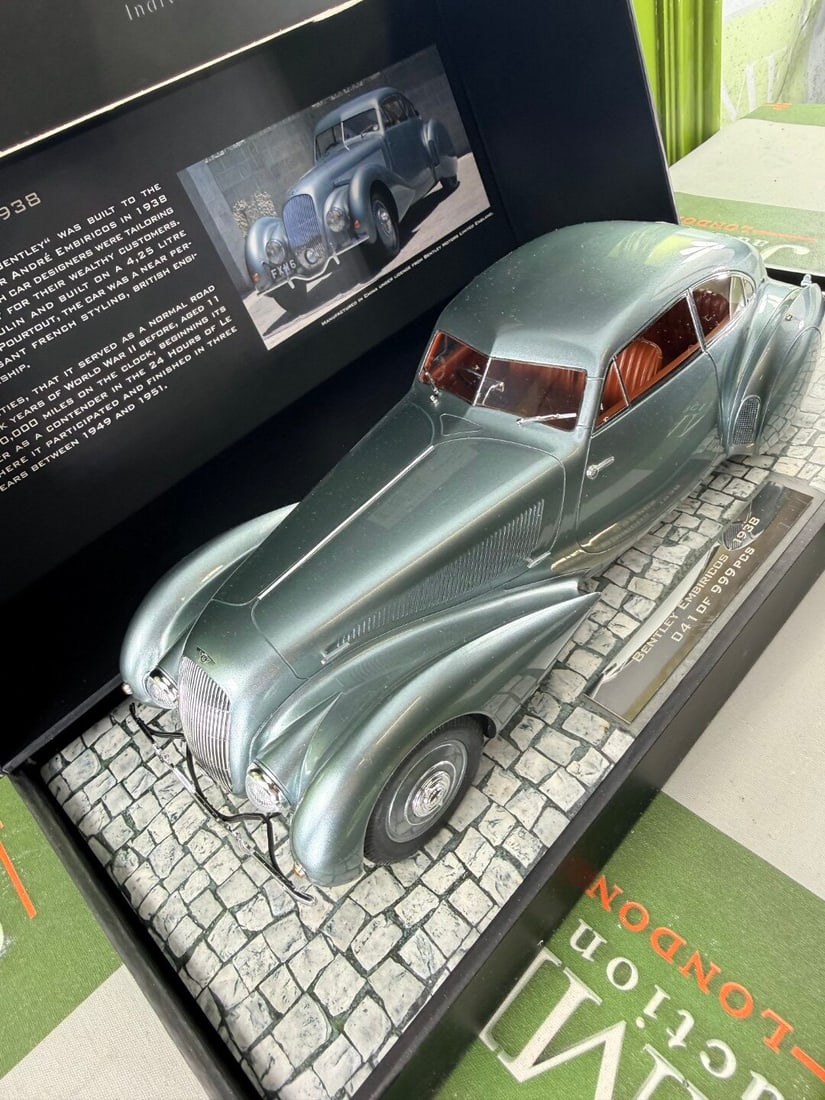 Minichamps 1:18 Scale `First Class Collection` Bentley Embiricos 1938 No.041 of 999 Pcs - 4