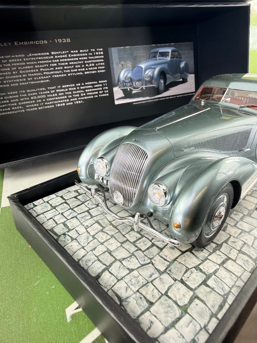 Minichamps 1:18 Scale `First Class Collection` Bentley Embiricos 1938 No.041 of 999 Pcs - 5