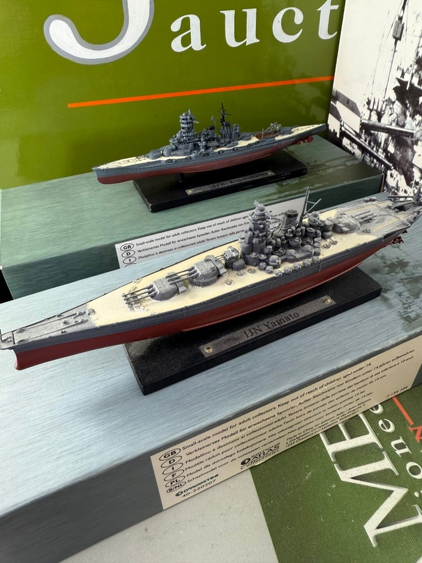 Collection of Atlas Legendary Warships WWII- Japanese/USA Ships - 2