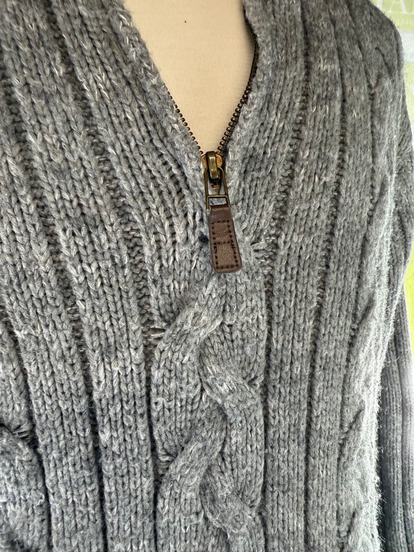 Nautical North Coast Wool 3/4 Qtr Zip Jumper - 2