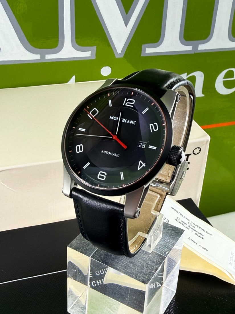 SOLD VIA BUY IT NOW-PLEASE DO NOT BID-Montblanc Timewalker Urban Titanium Automatic - 10