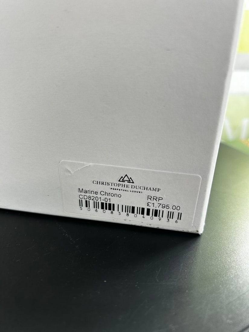 Christophe Duchamp Marine Chrono Gents Watch -Rrp £1795 - 10