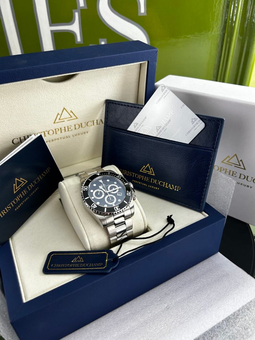 Christophe Duchamp Marine Chrono Gents Watch -Rrp £1795 - 9