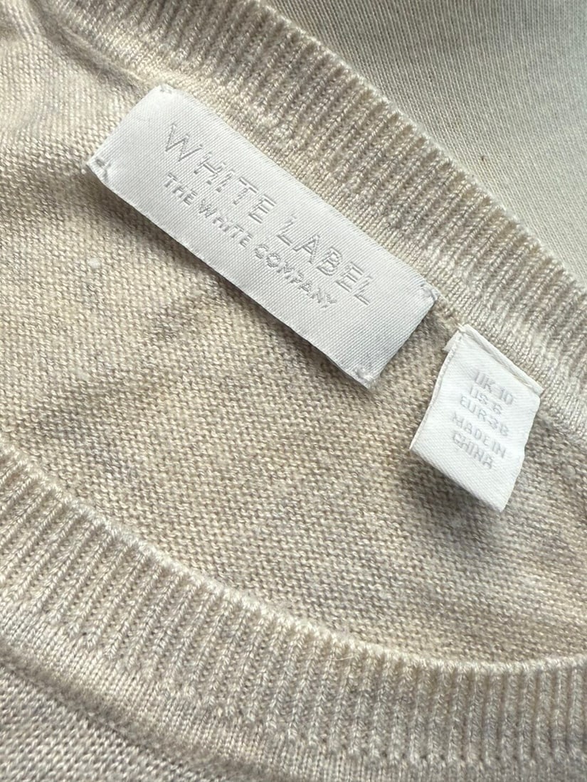 The White Company Ladies White Label Thin Summer Jumper - 2