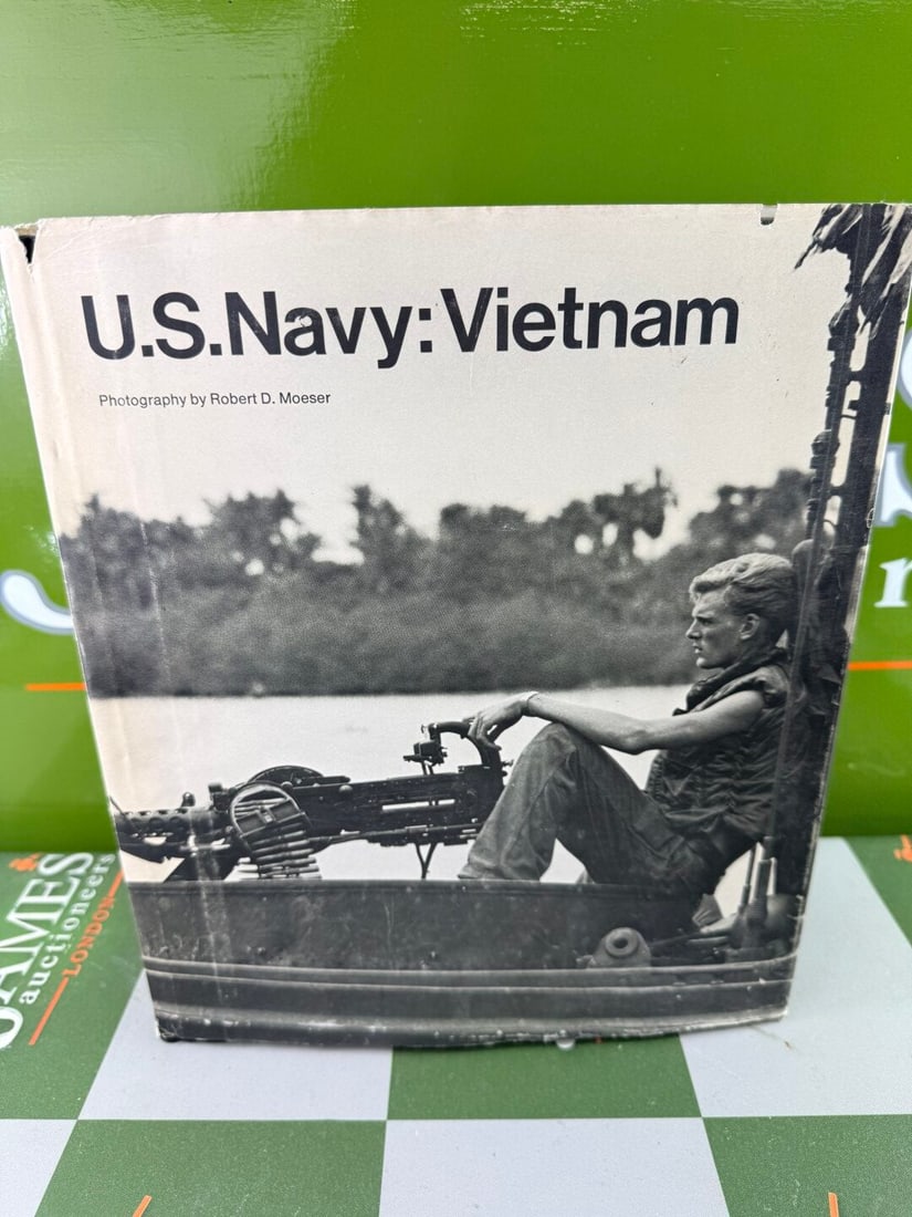 Robert D Meuser US Navy Vietnam Hardbook Book: Robert D Meuser US Navy Vietnam Hardbook Book, private vendor collection.