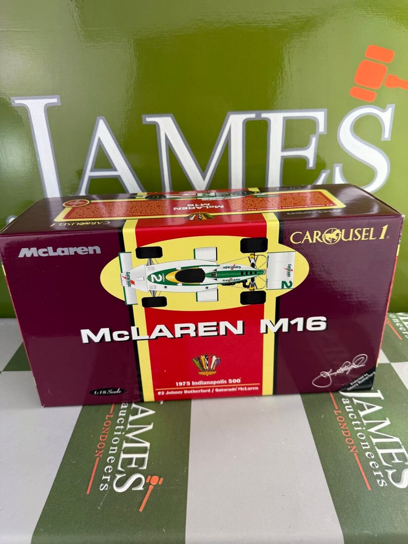 Carousel 1 AAR McLaren M16 1975 Indi 500 J. Rutherford.1:18 - 2