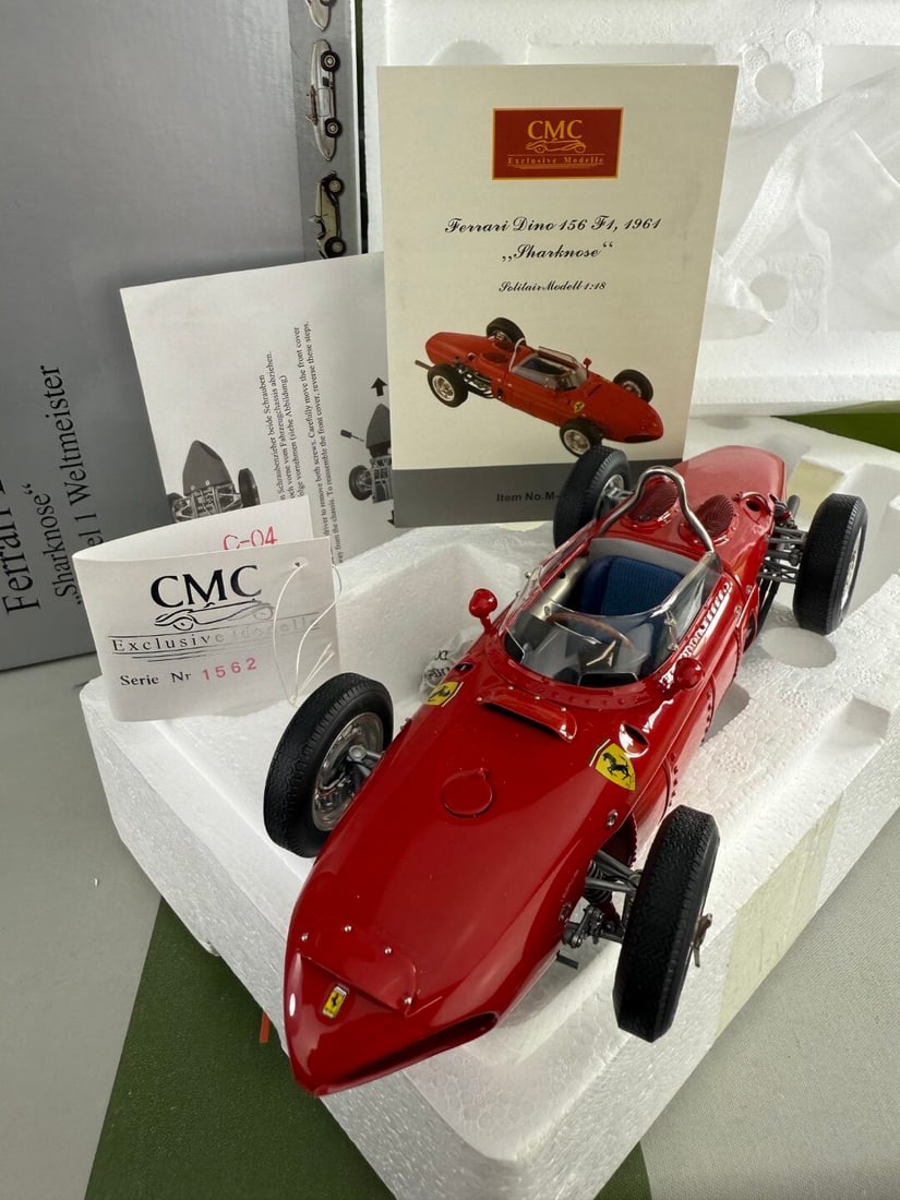 CMC 1:18 Ferrari Dino 156 Sharknose F1 Weltmeister-1961 M078 - 7