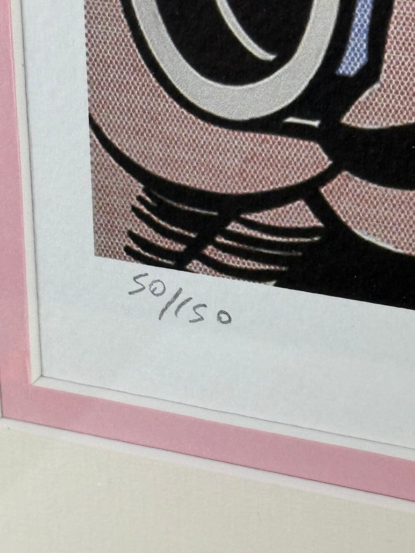 Roy Lichenstein (1923-1997)`Submarine` #50/150 Numbered Lithograph - 3