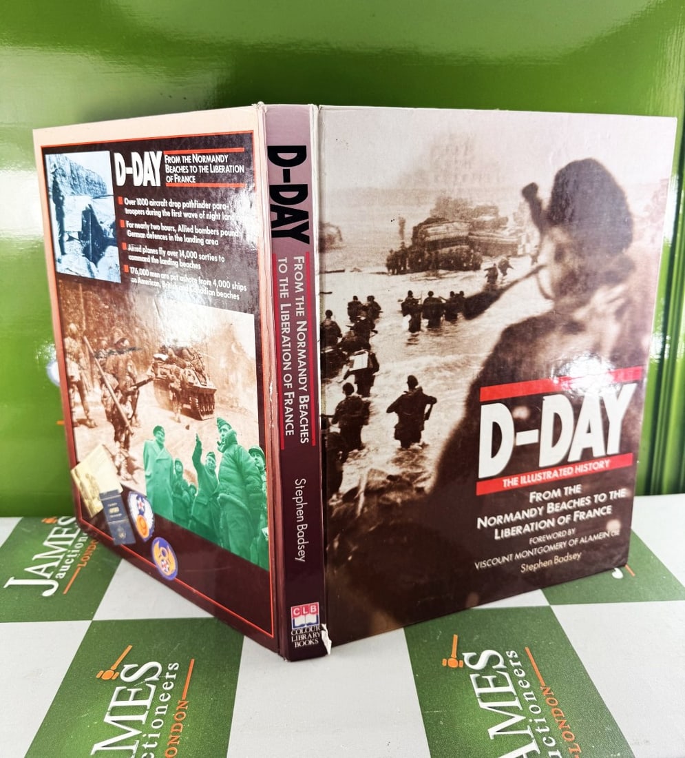 D-Day Hardback WW II Pictorial History Book: D-Day Hardback WW II Pictorial History Book ,private vendor collection