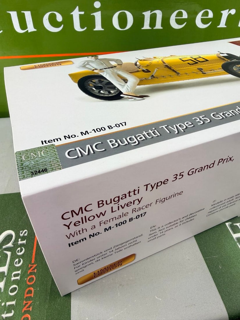 CMC 1/18 Scale Bugatti Type 35 Grand Prix, M-100-017-Very Rare complete Example. - 11