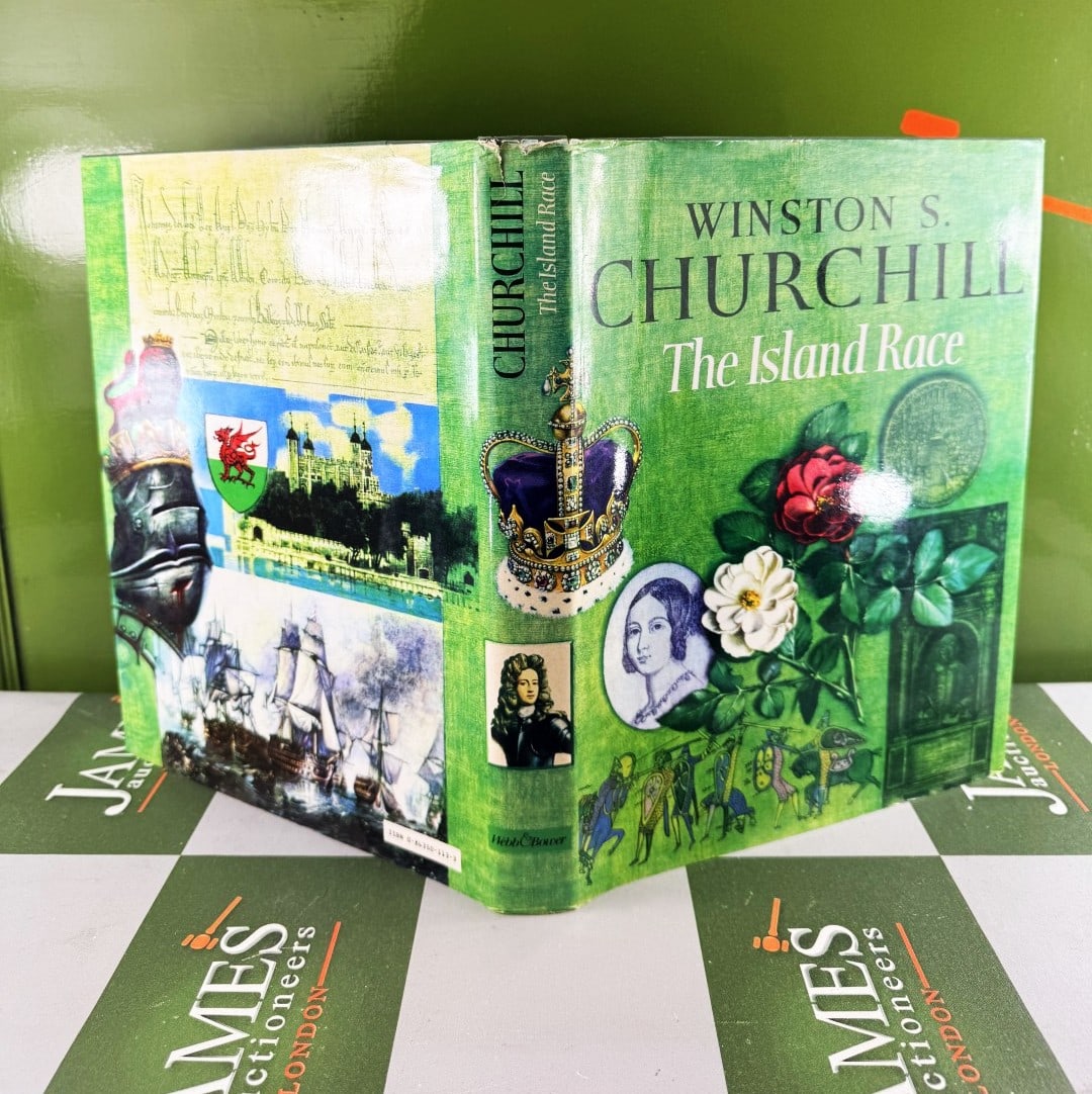 Winston S Churchill The Island Race Hardback Book.: Winston S Churchill - The Island Race Hardback Book ,private vendor collection