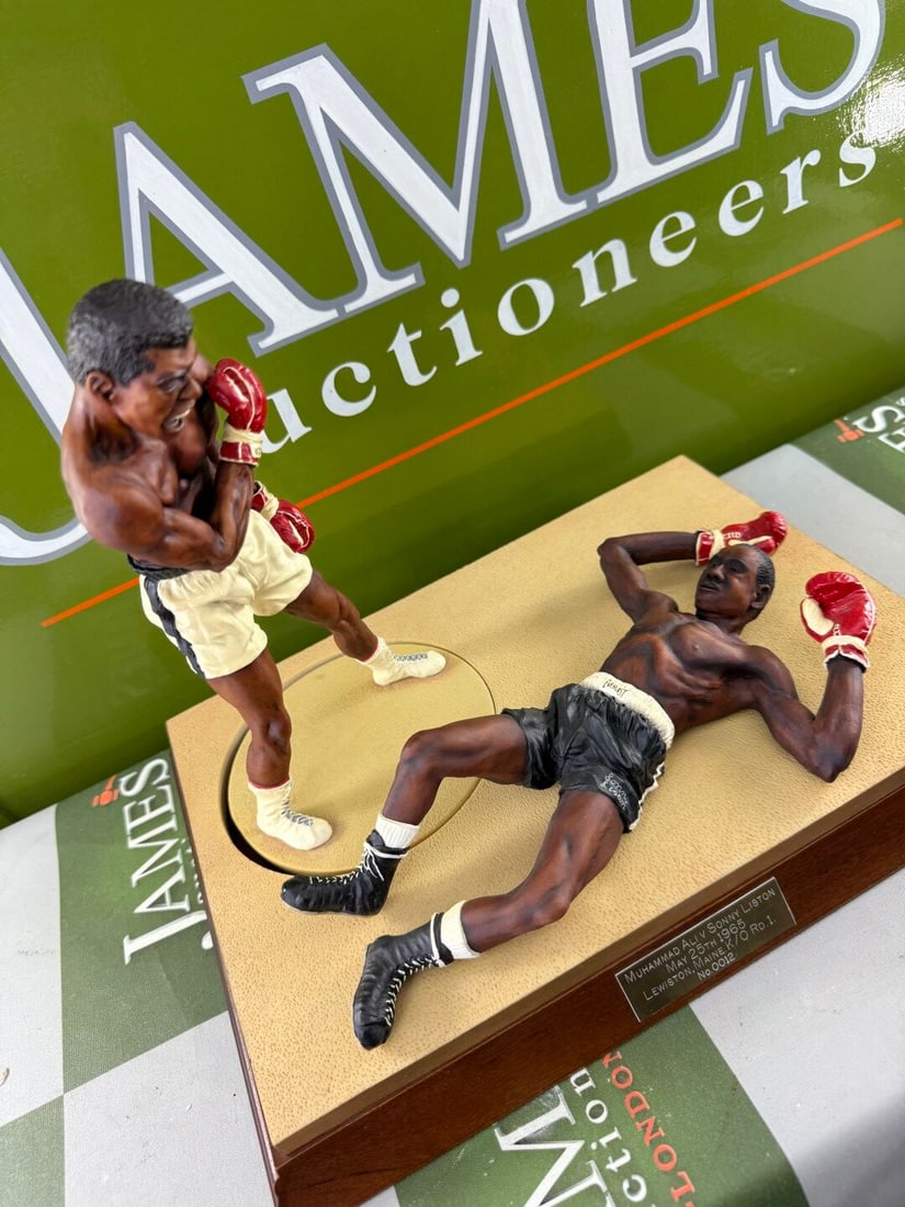 Muhammad Ali Vs Sonny Liston Heavyweight Boxing Champion The Art Of Sport By Endurance-Super Rare Ex - 3