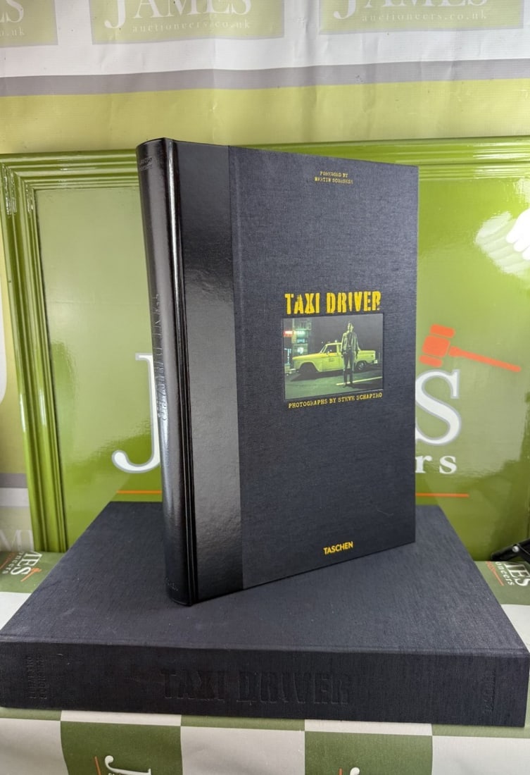 Huge Taschen Collectors Edition`Taxi Driver` Photographs by Steve Schapiro, Foreward by Martin Scors: Taschen Collector's Edition. Taxi Driver, photographs by Steve Schapiro, foreward by Martin Scorsese, limited edition, Cologne, 2010, signed by Steve Schapiro to the limitation page, numerous