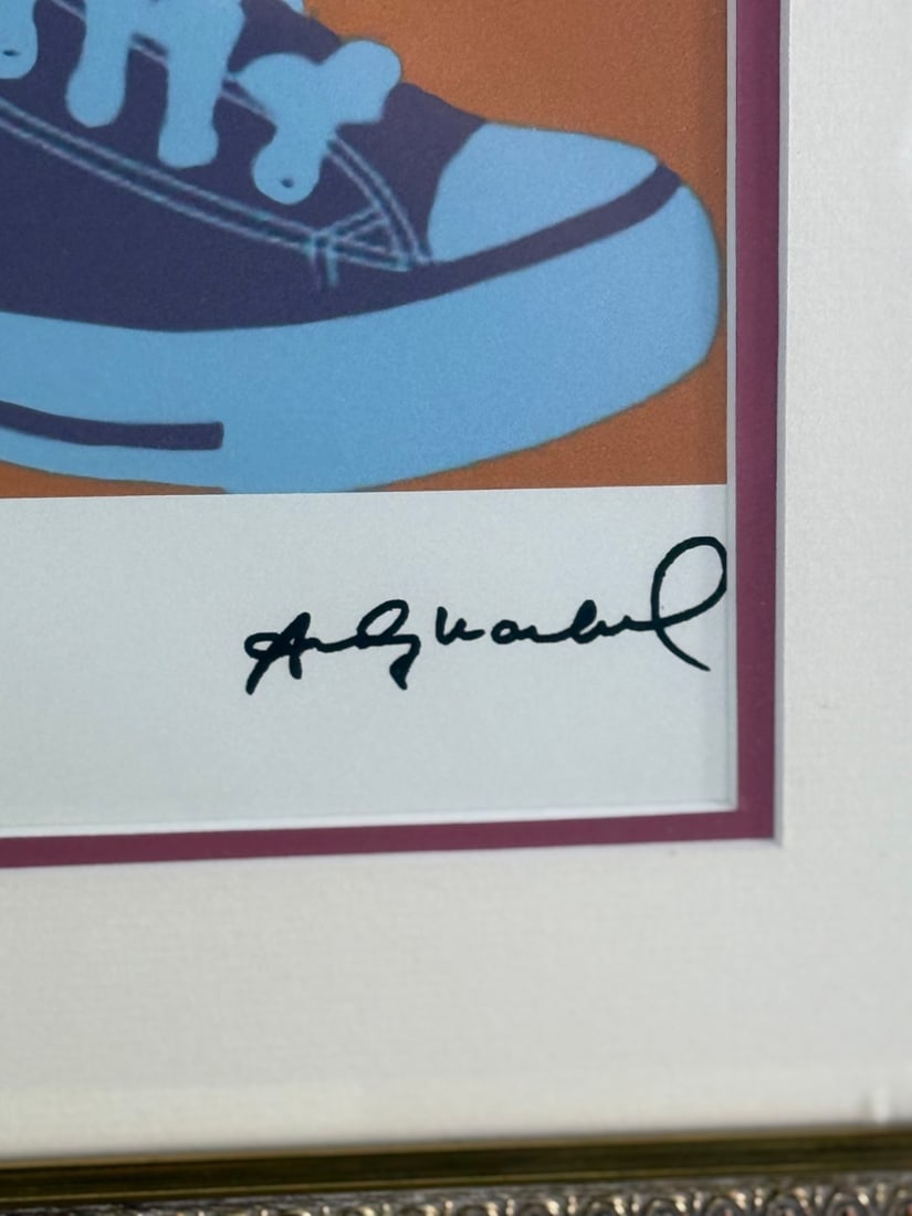 Andy Warhol-(1928-1987) Converse Numbered Lithograph #93/100 - 7