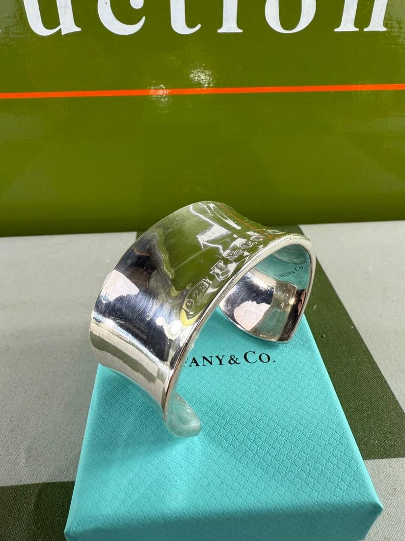Tiffany & Co Wide Cuff Bracelet 925 Sterling Silver-1837 Edition - 2