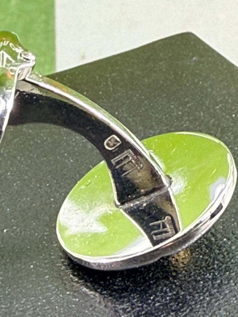 Dunhill London Vintage Silver & Gold Tone GT Circle Cufflinks. - 3