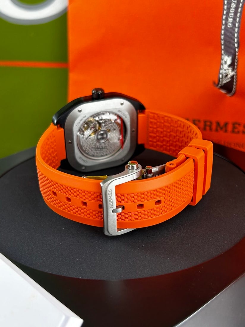 Herms Paris Mens H08 SP1.741a Titanium Edition RRp £6k - 2