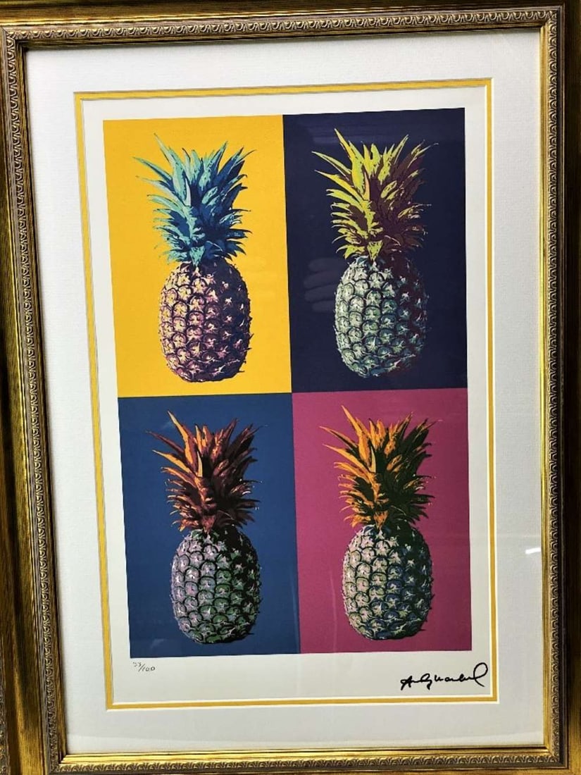 Andy Warhol (1928-1987) Pineapple Numbered Lithograph 100/100 - 5
