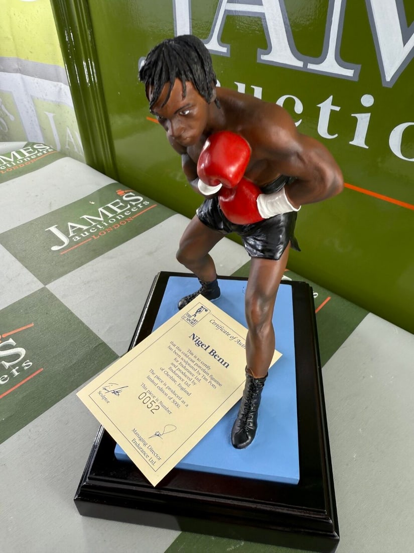 Nigel Benn Middleweight Boxing Champion- The Art Of Sport By Endurance Figurine. Sculpted by Daniel - 2