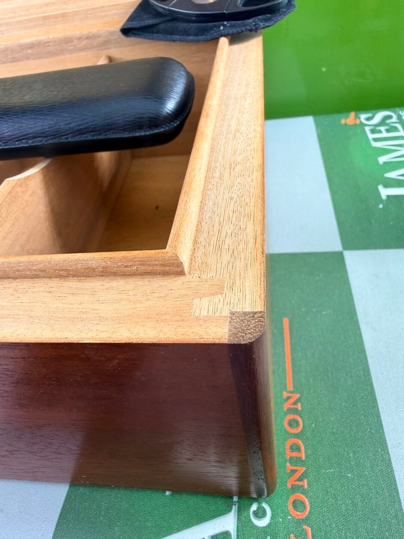 Elie Bleu Handmade Mahogany 75 Count Humidor Rrp- £ 2k - 13