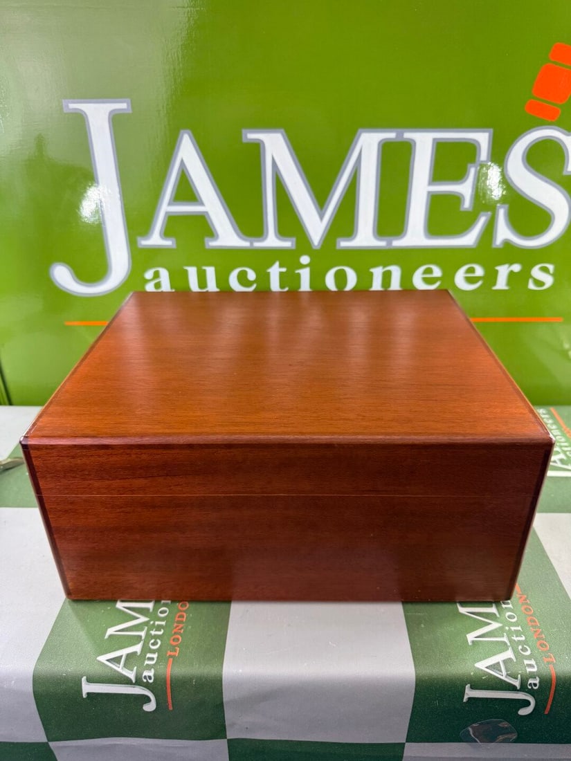 Elie Bleu Handmade Mahogany 75 Count Humidor Rrp- £ 2k - 2