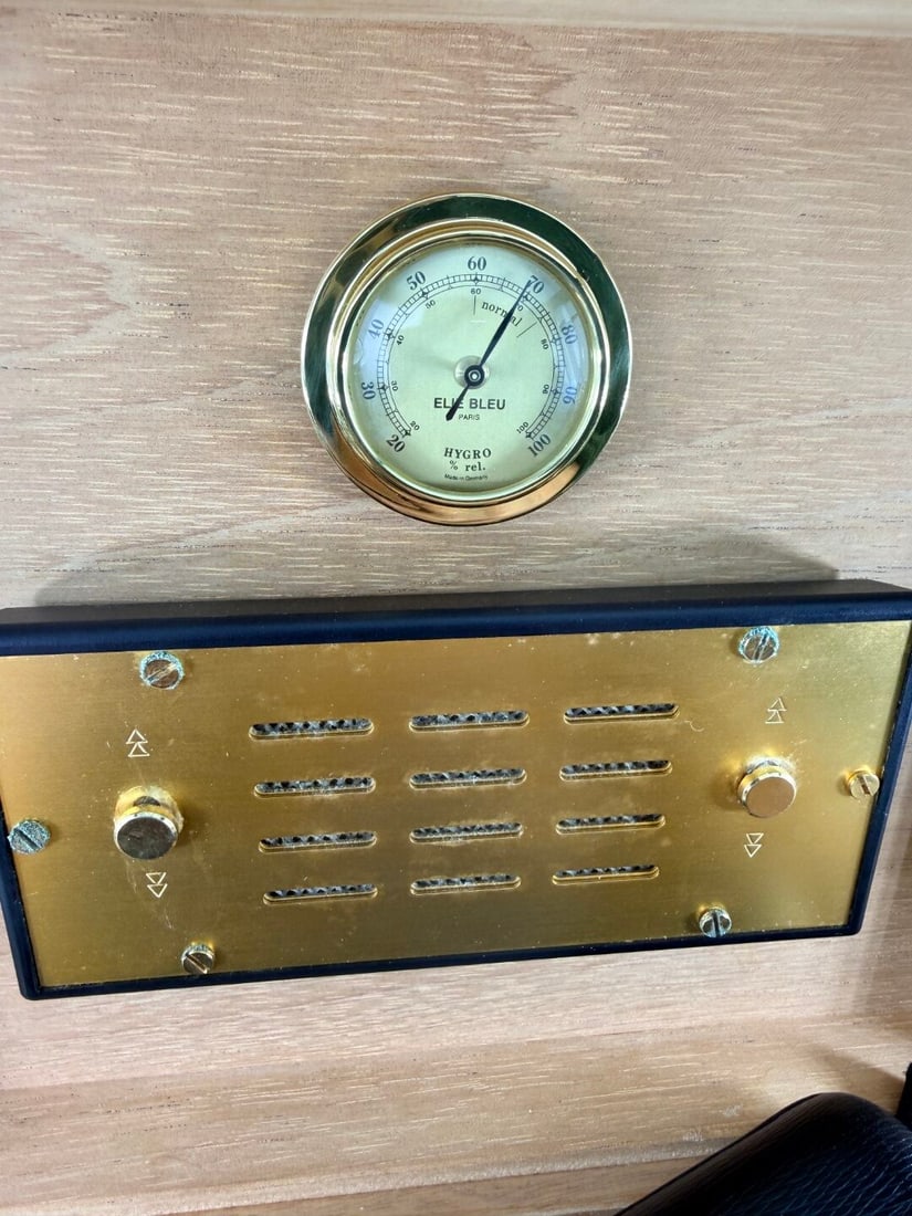 Elie Bleu Handmade Mahogany 75 Count Humidor Rrp- £ 2k - 5