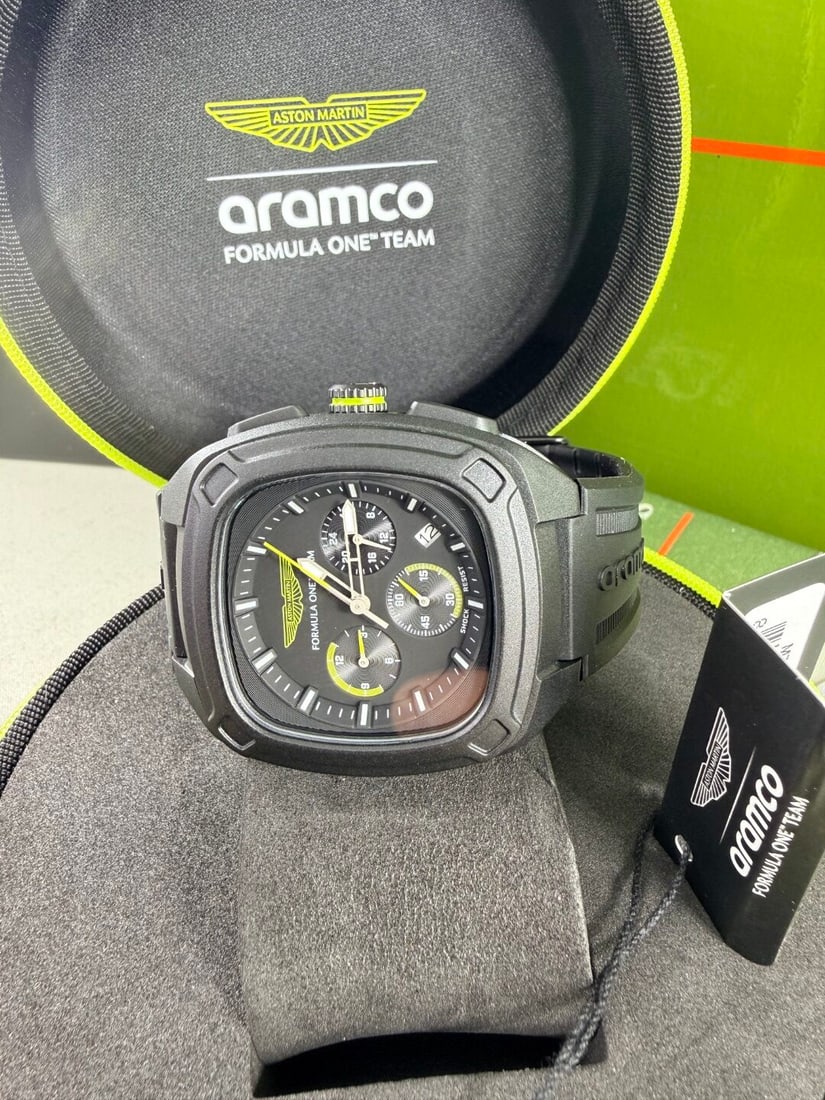 Aston Martin Official Merchandise VR W F1 Team Quartz Watch, 41 mm, Chronograph, - 6