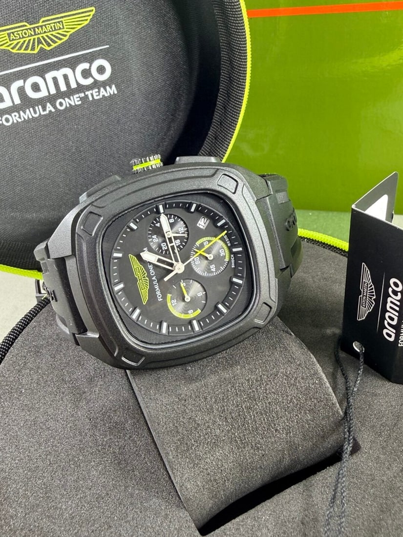 Aston Martin Official Merchandise VR W F1 Team Quartz Watch, 41 mm, Chronograph, - 8