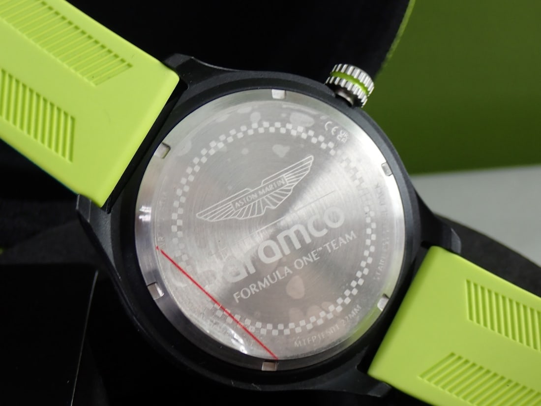 Aston Martin Official Mercandise F1 Team Chronograph Watch, Black/Aqua. - 3