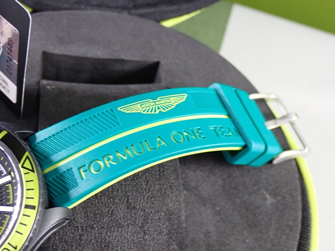 Aston Martin Official Mercandise F1 Team Chronograph Watch, Black/Aqua. - 6