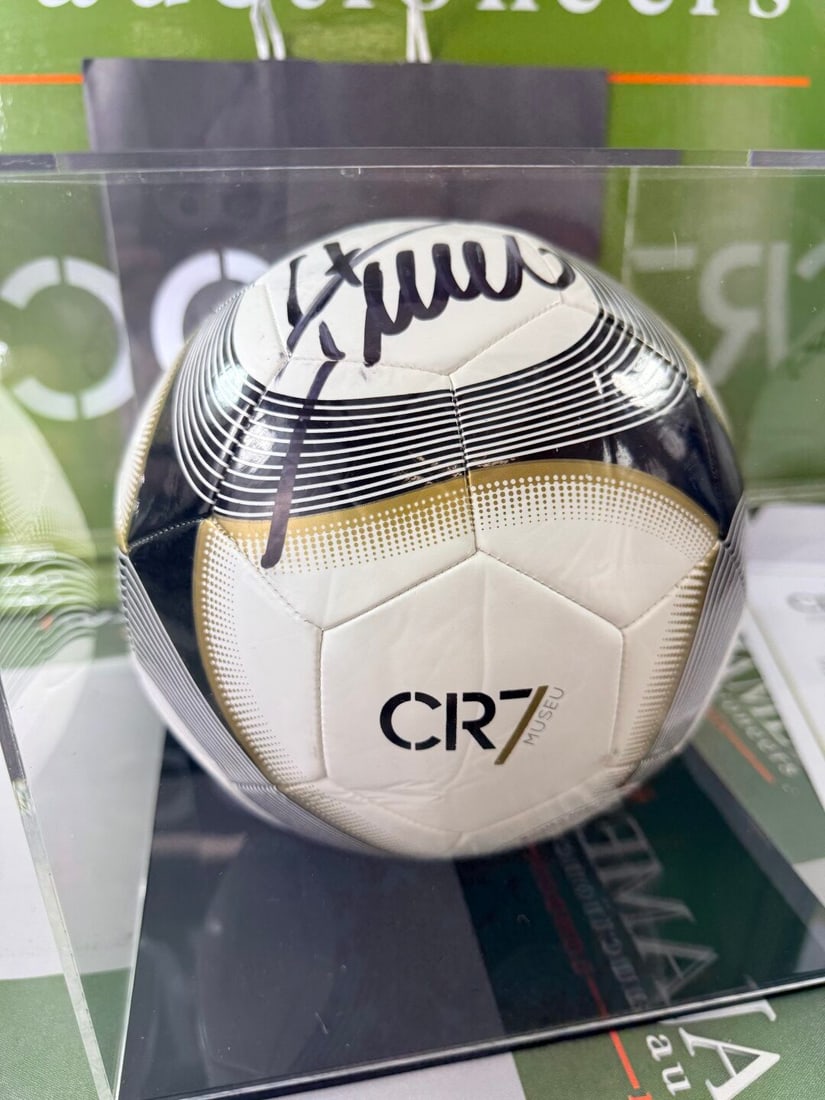 CR7 (Cristiano Ronaldo) Signed Ball & COA- Football Interest. - 2