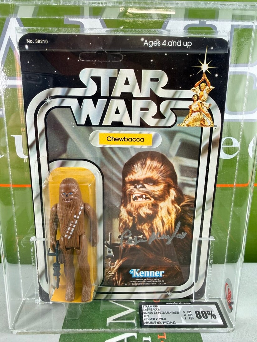 Kenner Star Wars Vintage Chewbacca Signed by Peter Mayhew (1 of 14)