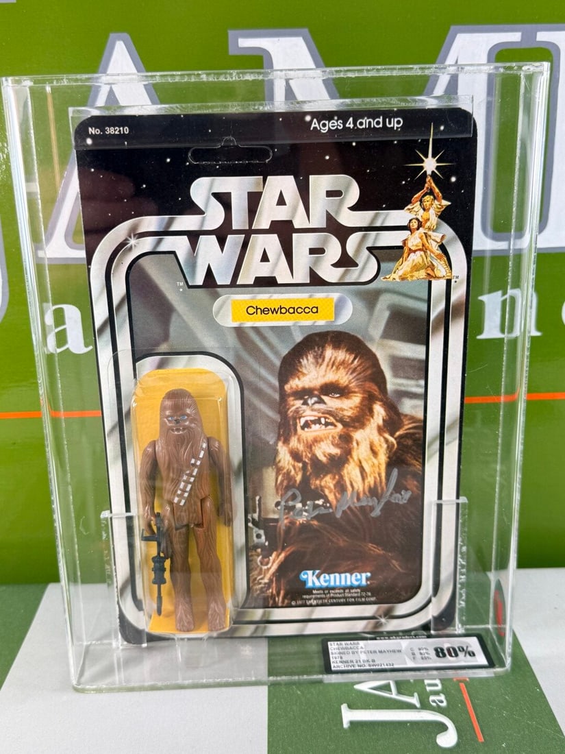 Kenner Star Wars Vintage Chewbacca Signed by Peter Mayhew - 8