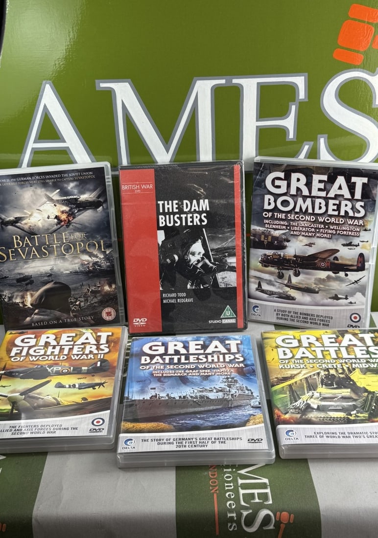 Collection Of WWII Dvd`s, Some New. (1 of 3)