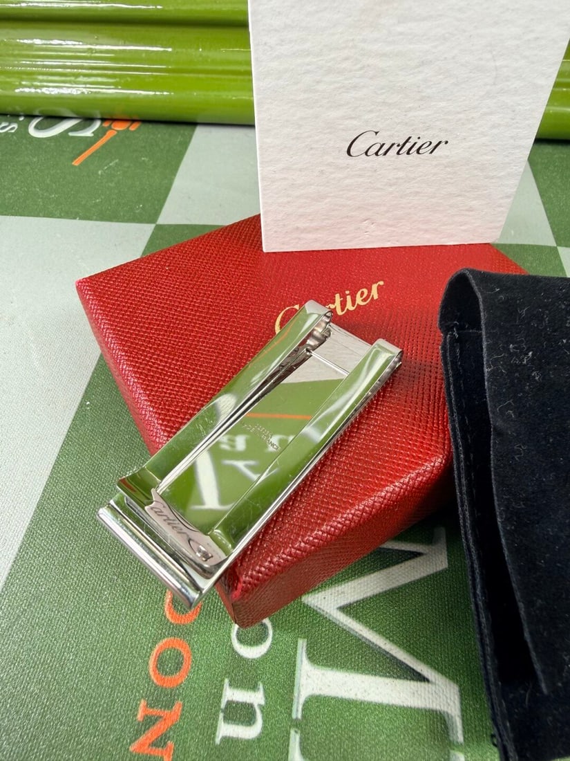 Cartier Paris Santos de Cartier Gold/Silver Money Clip - 2