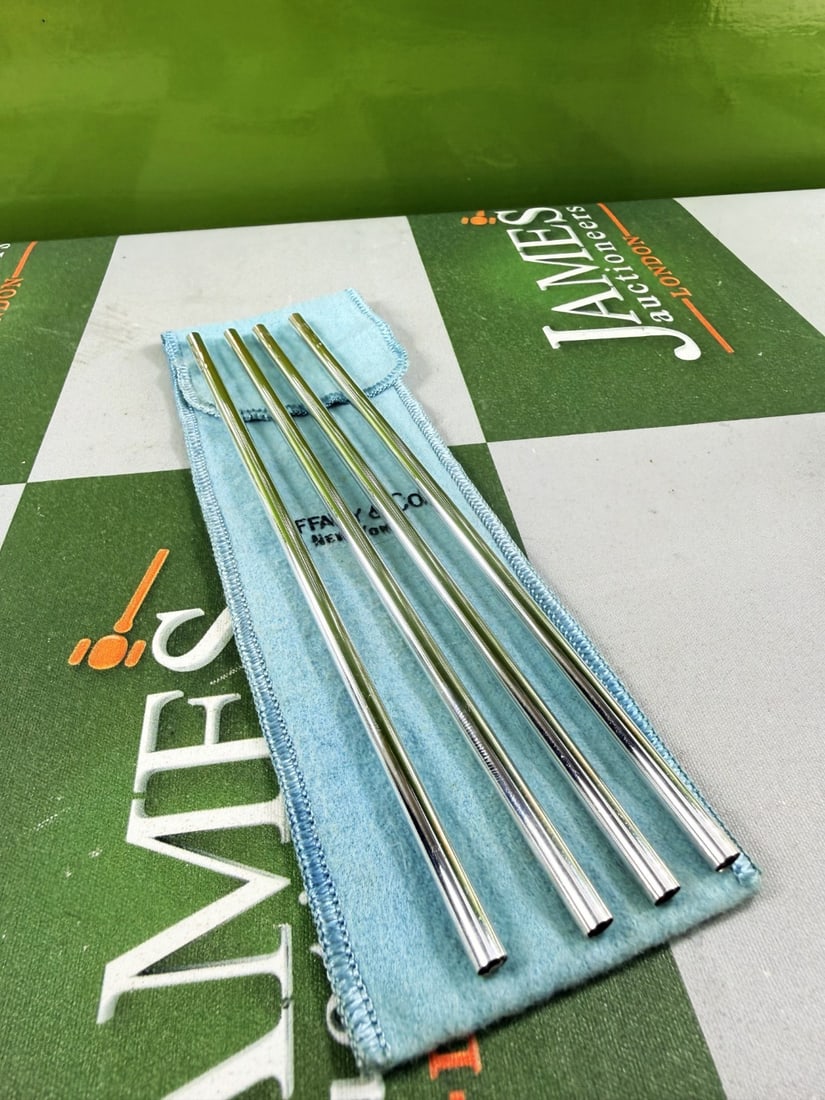 Tiffany & Co Solid Silver 925 Straws-Super Rare Examples (1 of 3)