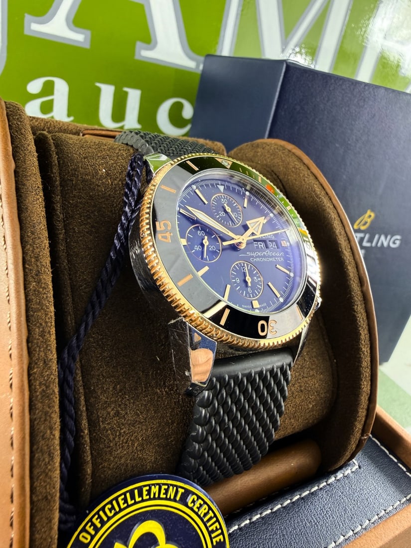 Breitling Superocean Rose Gold Ceramic Automatic Chronograph Watch - 3