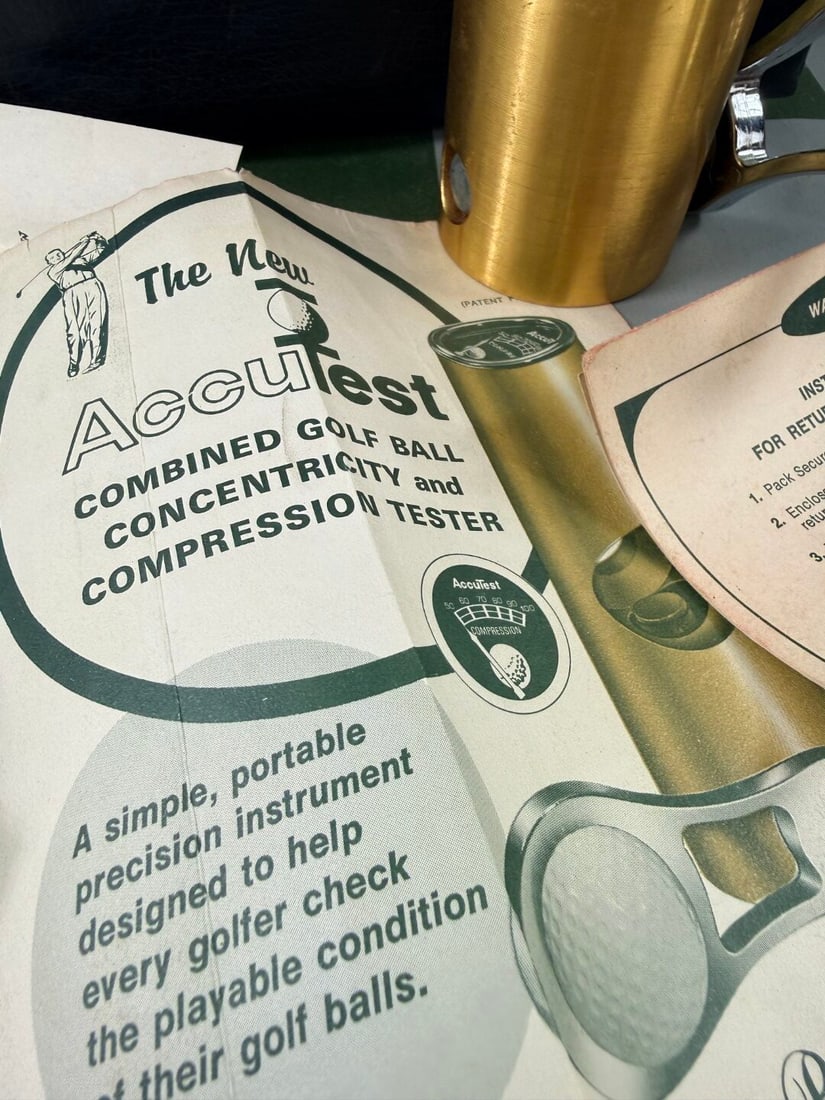 Golf Interest-Ball Accutest For Golf Ball Concentricity & Compression Device-Rare - 2