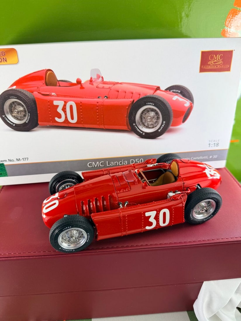 CMC Lancia D50-1:18 Scale -1955 Monaco GP-Eugenio Castellotti - 4