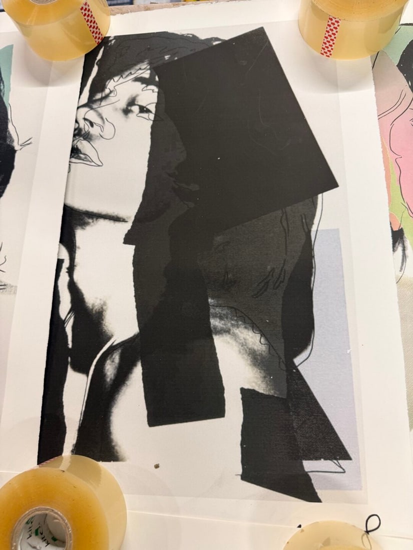 Andy Warhol-(1928-1987) Jagger Complete Numbered Lithograph x10 Collection - 7