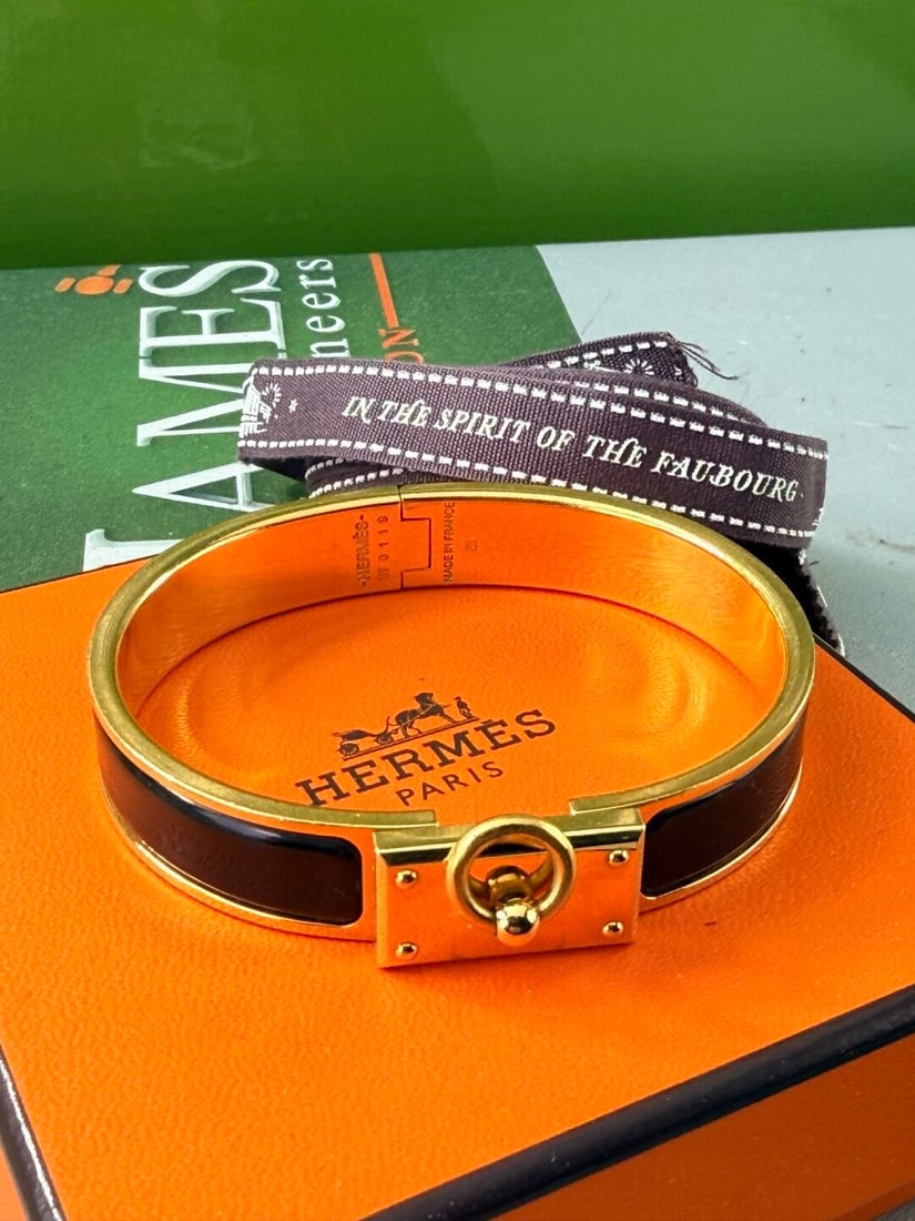 Hermes Paris Iconic Edition Bracelet Gold/Black - 2