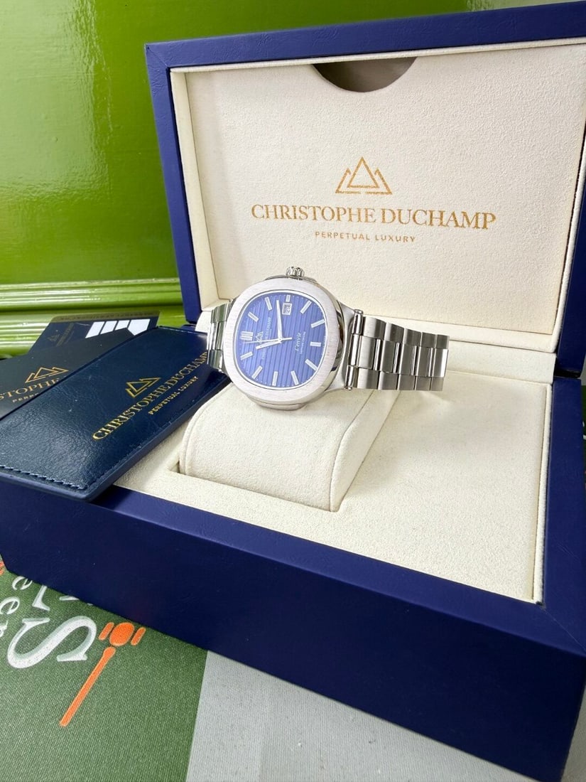 Christophe Duchamp LEnvie Watch Blue 44 Bezel-Sold Out Edition Worldwide - 5